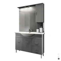 MOBILE BAGNO VENICE CM 105 CON LAVABO E SPECCHIO
