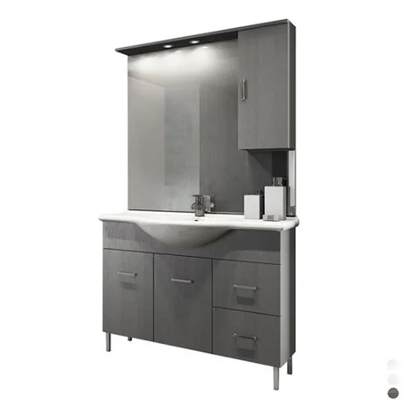 MOBILE BAGNO VENICE CM 105 CON LAVABO E SPECCHIO