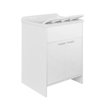 LAVATOIO CON MOBILE IN PVC CON TAVOLA