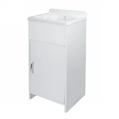LAVATOIO CON MOBILE IN PVC E VASCA IN POLIPROPILENE MINI