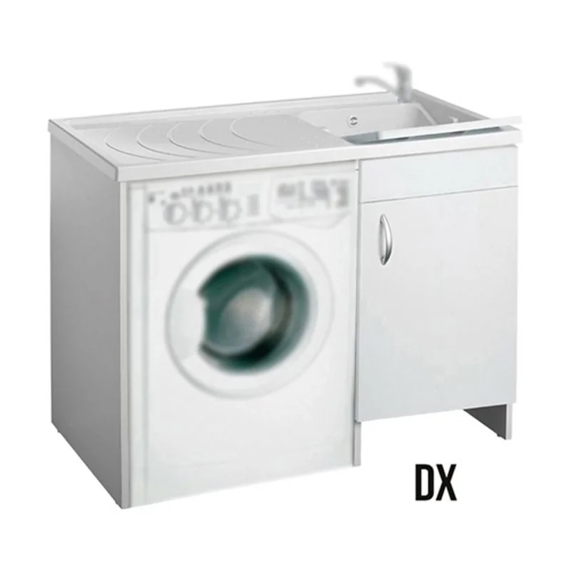 MOBILE IN LEGNO CON LAVATOIO + COPRILAVATRICE MOD. IDEX