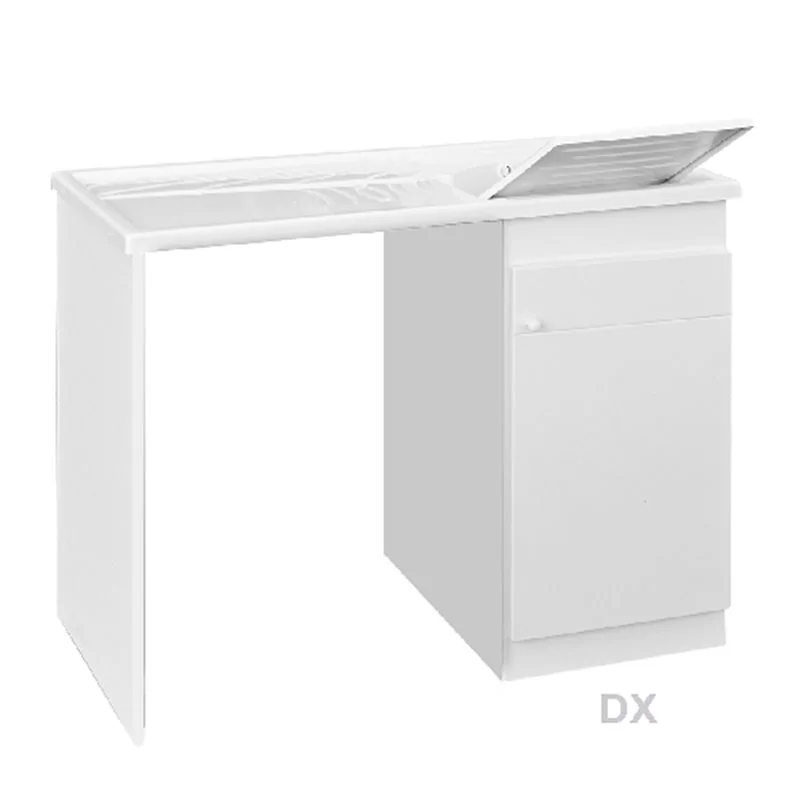 MOBILE LAVATOIO + COPRILAVATRICE VASCA IN RESINA