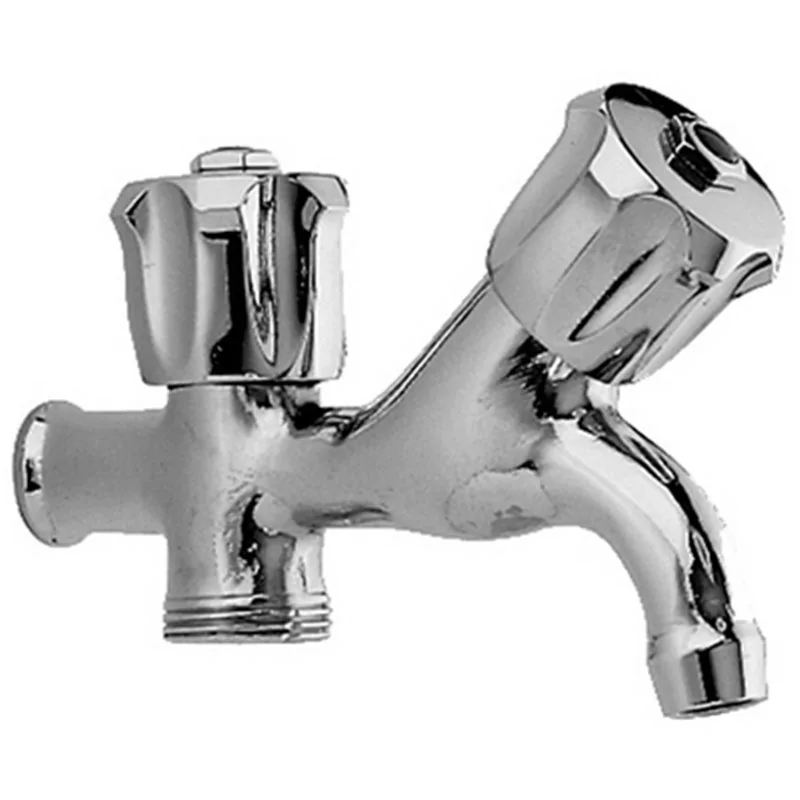 RUBINETTO LAVATRICE 1/2" A 2 VIE CROMO
