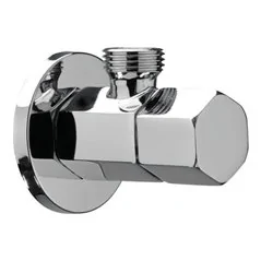 RUBINETTO SOTTOLAVABO D'ARREDO MODELLO ESAGONALE 1/2X10