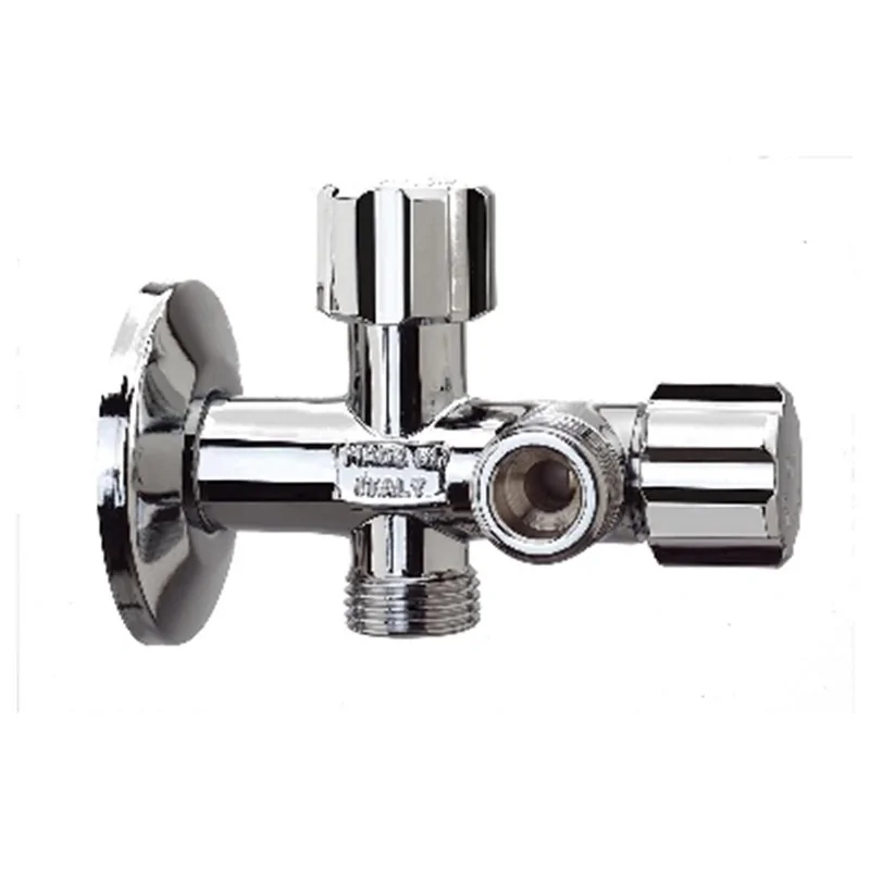 RUBINETTO DUAL N+S 1/2" CON ROSONE