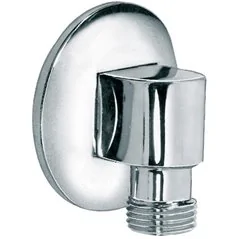 CURVETTA DOCCIA IN OTTONE CON ROSONE MF CROMO BOSSINI