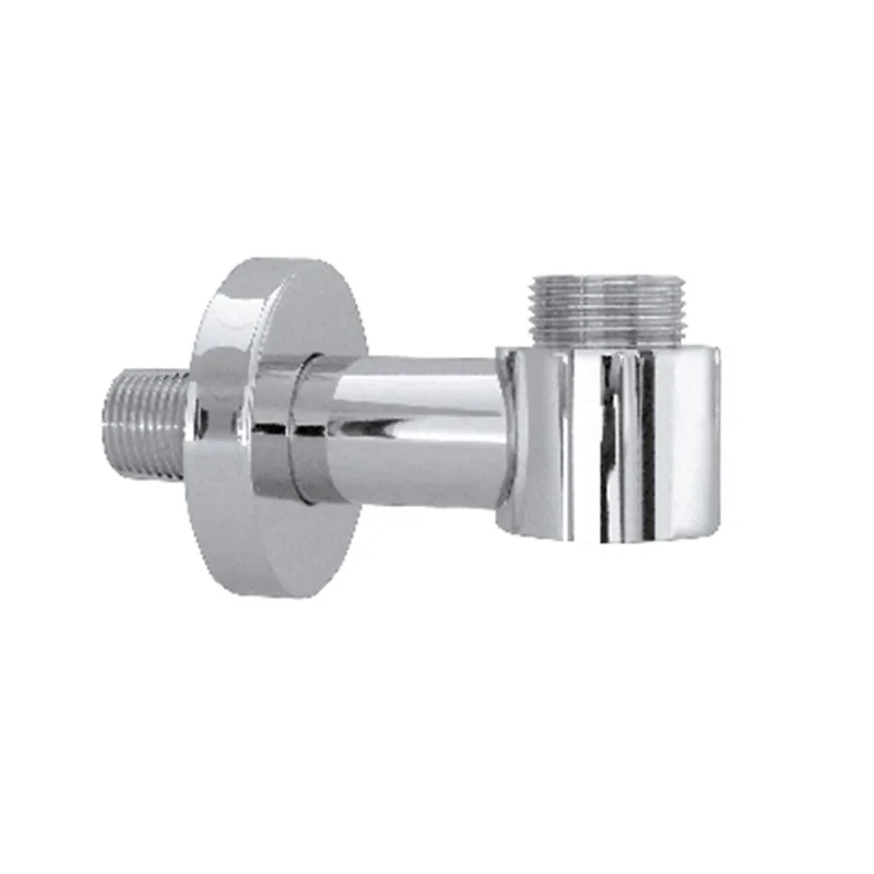 PRESA ACQUA INCASSO TONDA IN OTTONE CROMATO