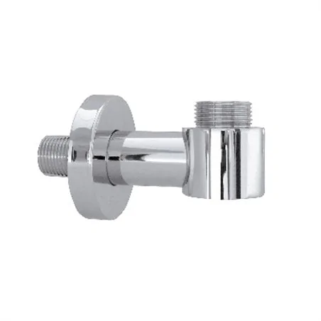 PRESA ACQUA INCASSO TONDA IN OTTONE CROMATO