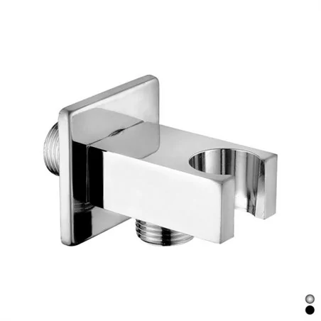 PRESA ACQUA QUADRA CON SUPPORTO DOCCIA