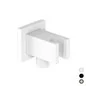 SUPPORTO DOCCIA MINIMALE QUADRO CON PRESA ACQUA