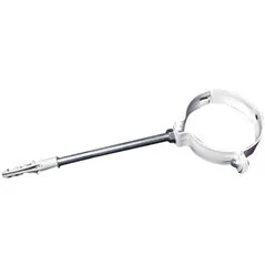 COLLARE PER FISSAGGIO TUBI FUMO VERNICIATO BIANCO