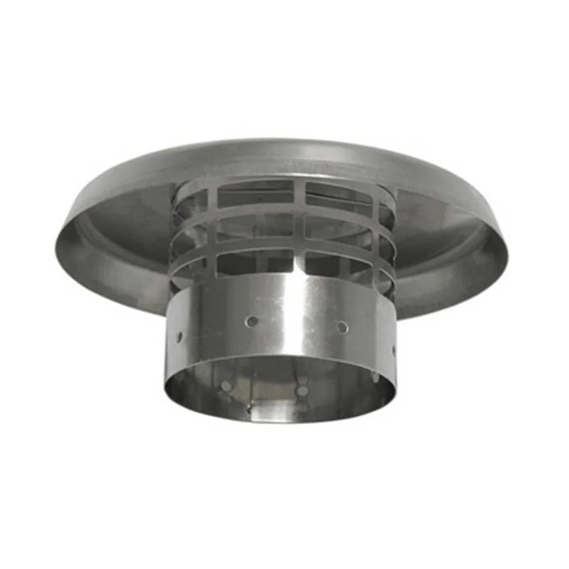 CAPPELLO IN ACCIAIO INOX LUCIDO DIAM.80
