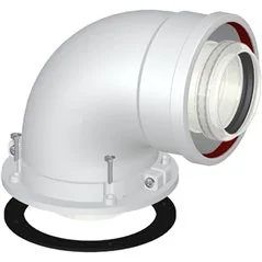 CURVA DI PARTENZA COASSIALE M/F DN 60/100 CP1