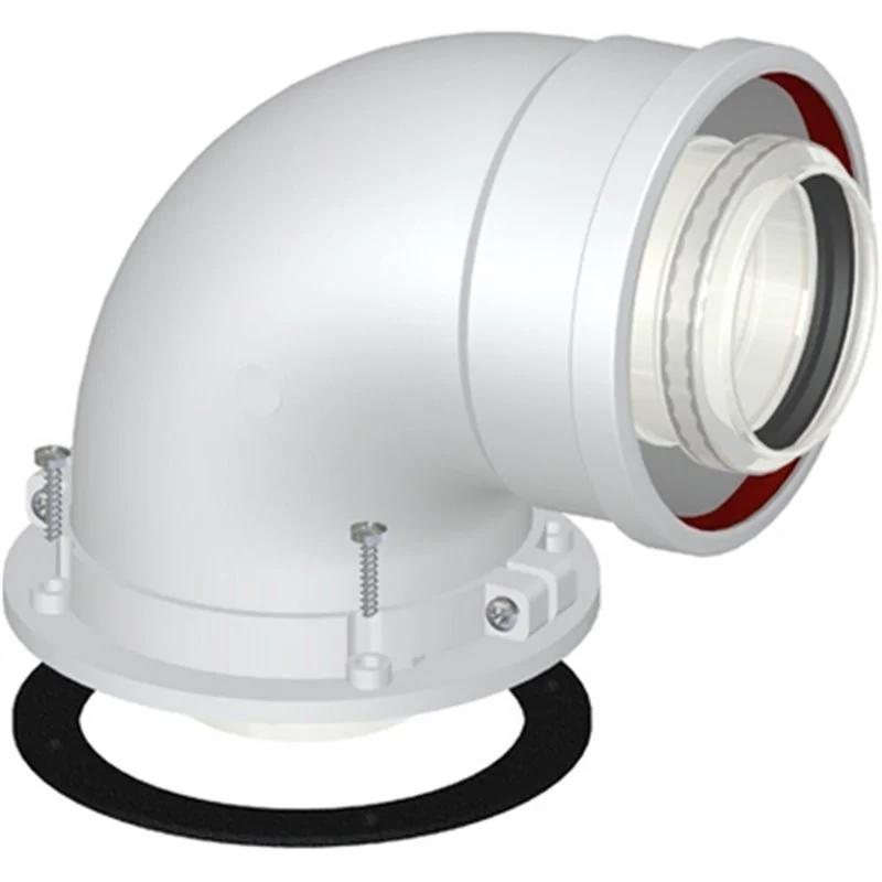 CURVA DI PARTENZA COASSIALE M/F DN 60/100 CP1