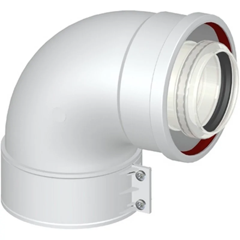 CURVA DI PARTENZA COASSIALE M/F DN 60/100 CP2