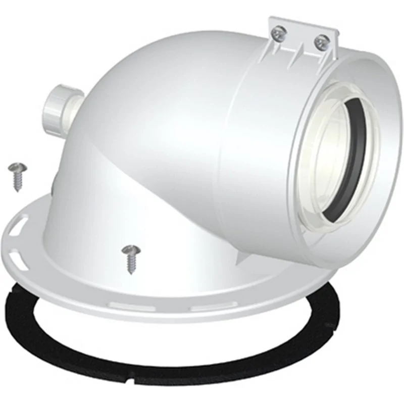 CURVA DI PARTENZA COASSIALE M/F DN 60/100 CP5