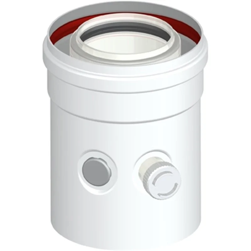 PARTENZA VERTICALE COASSIALE M/F DN 60/100 PV2