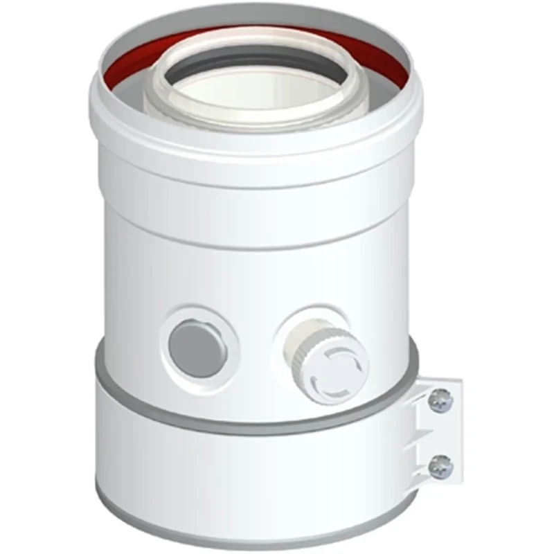 PARTENZA VERTICALE COASSIALE M/F DN 60/100 PV3