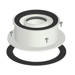 PARTENZA VERTICALE COASSIALE M/F DN 60/100 PV5