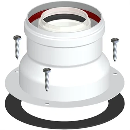 PARTENZA VERTICALE COASSIALE M/F DN 60/100 PV6