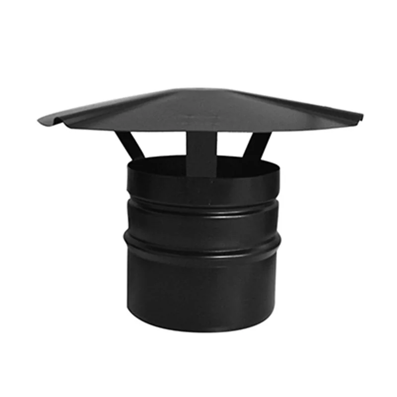 TERMINALE IN ACCIAIO VERNICIATO PELLET ATTACCO MASCHIO