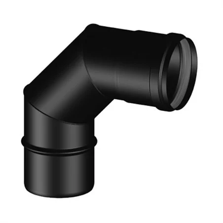 CURVA 90° MF PELLET SMALTATO