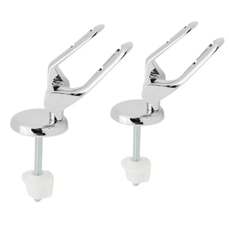 COPPIA SUPPORTI IN LEGA PER SEDILE IN LEGNO VITE INOX FISSA