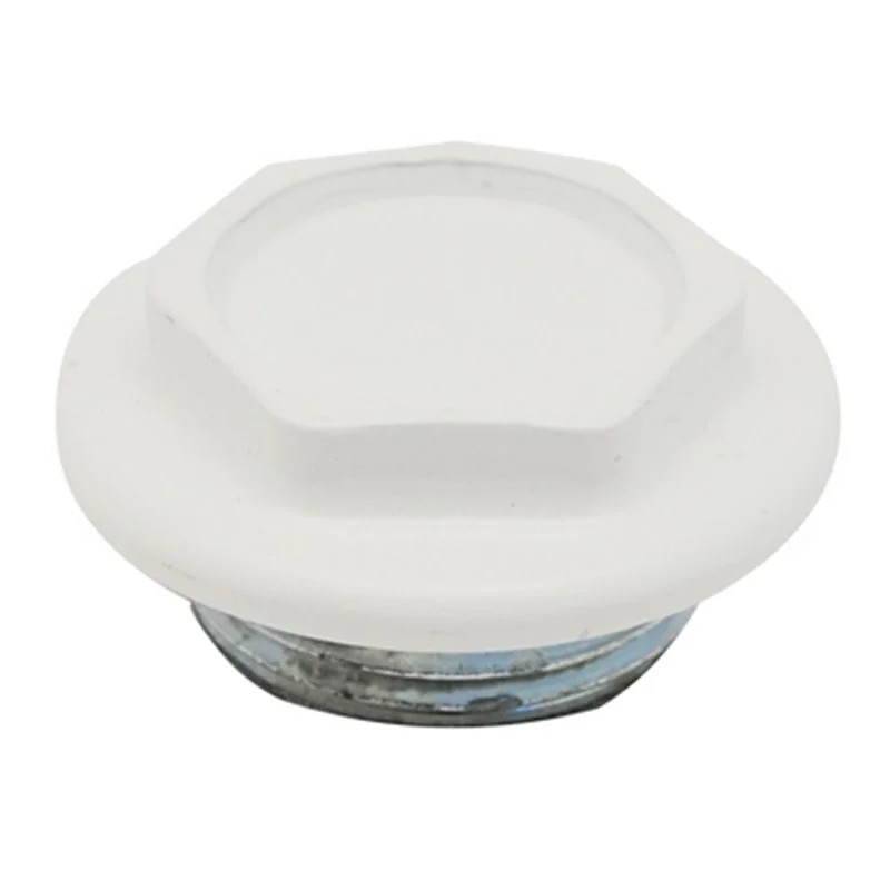TAPPO CIECO VERNICIATO BIANCO PER RADIATORI FLANGIA 48