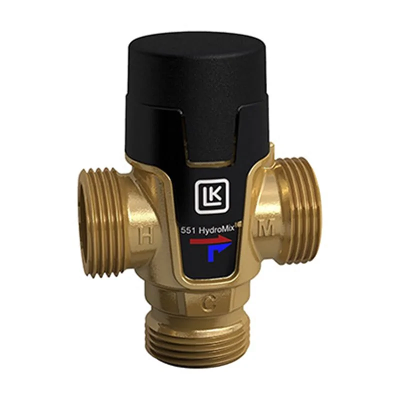 MISCELATORE TERMOSTATICO HYDRO MIX LK 551 FILETTATURA MASCHIO