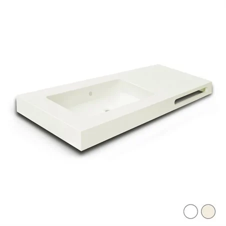 LAVABO IN RESINA LINEA EMOTION MODELLO SHARP 02