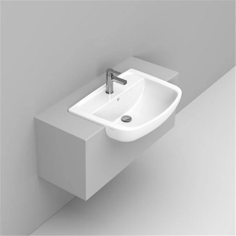 LAVABO SEMINCASSO IN CERAMICA EURO CM 65 X 48 DOLOMITE