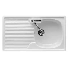 LAVELLO DA INCASSO IN CERAMICA CON 1 VASCHETTA 80 X 45 GALASSIA