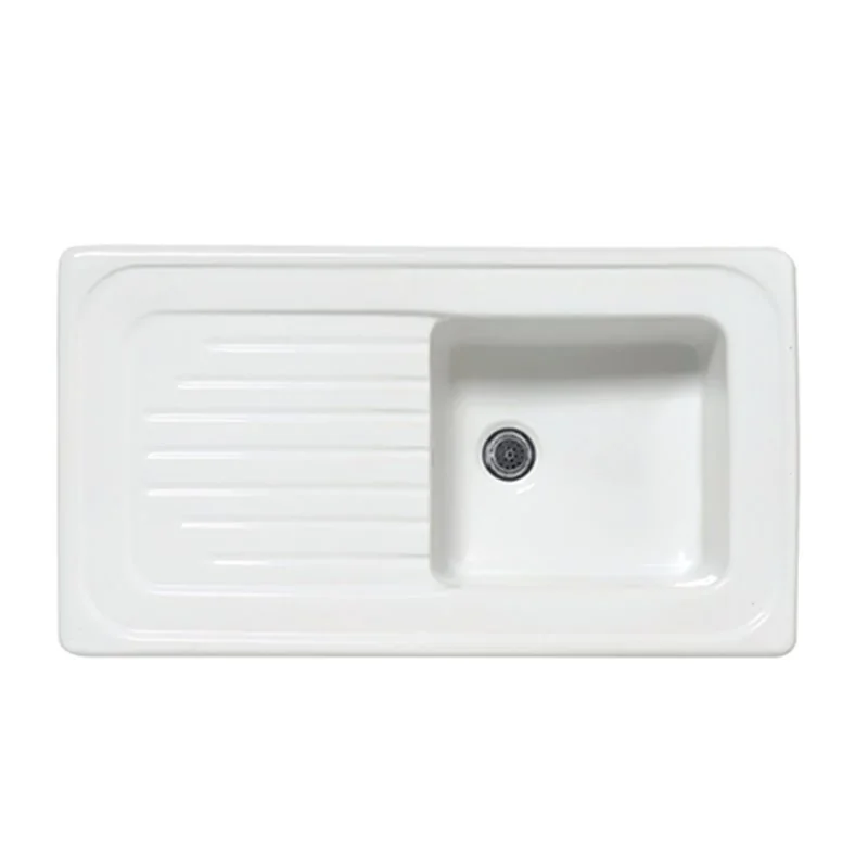 LAVELLO DA INCASSO IN CERAMICA MODELLO C280 CON 1 VASCHETTA 90 X 50 LINPHA