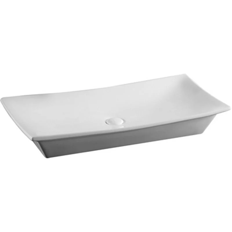 LAVABO DA APPOGGIO IN CERAMICA MODELLO LA24 CM 80 X 39.5 LINPHA
