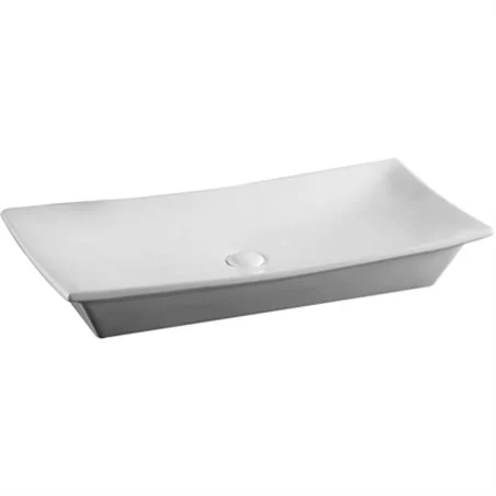 LAVABO DA APPOGGIO IN CERAMICA MODELLO LA24 CM 80 X 39.5 LINPHA