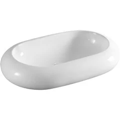 LAVABO DA APPOGGIO IN CERAMICA IN CERAMICA MODELLO LA26 CM 63 X 40 LINPHA