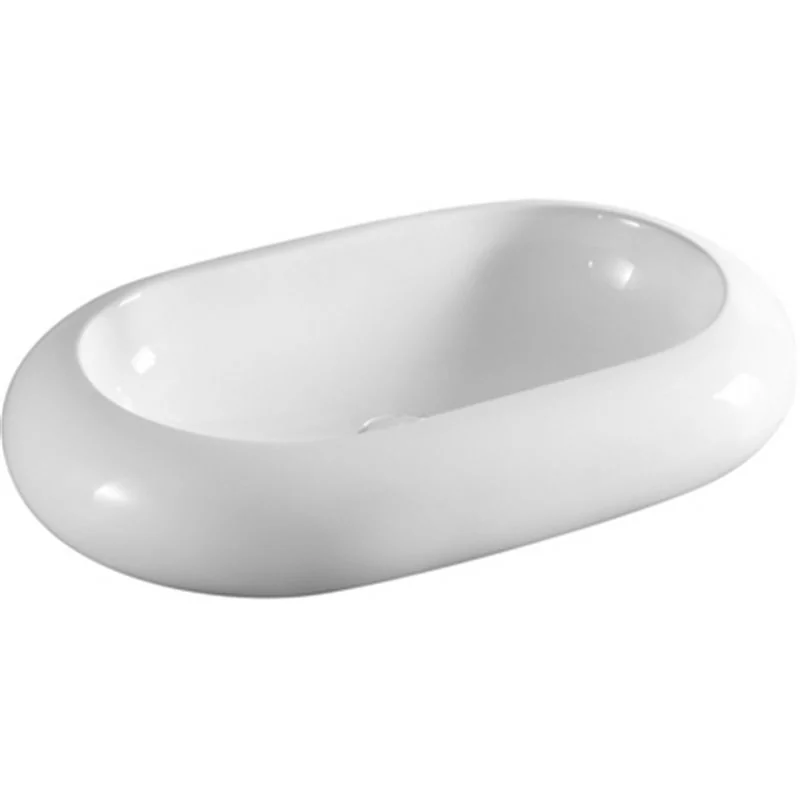 LAVABO DA APPOGGIO IN CERAMICA IN CERAMICA MODELLO LA26 CM 63 X 40 LINPHA