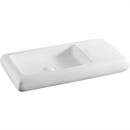 LAVABO DA APPOGGIO IN CERAMICA MODELLO LA33 CM 80 X 42 LINPHA