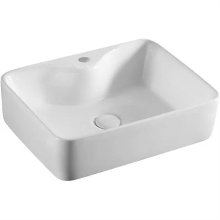 LAVABO DA APPOGGIO IN CERAMICA MODELLO LA34 CM 49 X 38 LINPHA