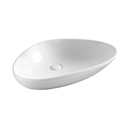 LAVABO DA APPOGGIO IN CERAMICA MODELLO LA35 CM 58 X 38.5 LINPHA