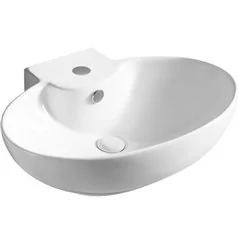 LAVABO DA APPOGGIO IN CERAMICA MODELLO LA39 CM 60.5 X 45.5 LINPHA