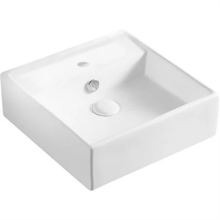 LAVABO DA APPOGGIO IN CERAMICA MODELLO LA41 CM 38 X 38 LINPHA