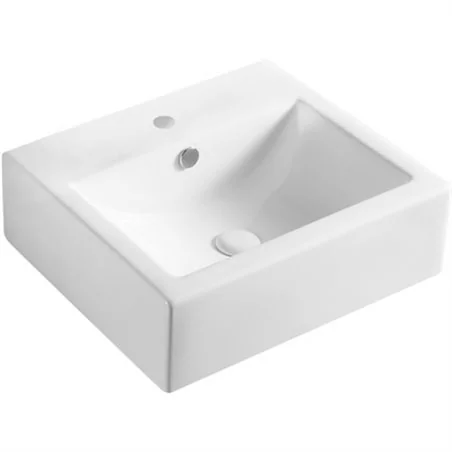 LAVABO DA APPOGGIO IN CERAMICA MODELLO LA45 CM 50.5 X 44.5 LINPHA