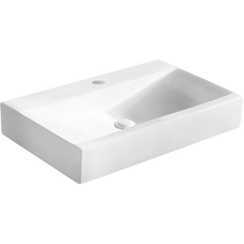 LAVABO DA APPOGGIO IN CERAMICA MODELLO LA46 CM 70.5 X 44.5 LINPHA
