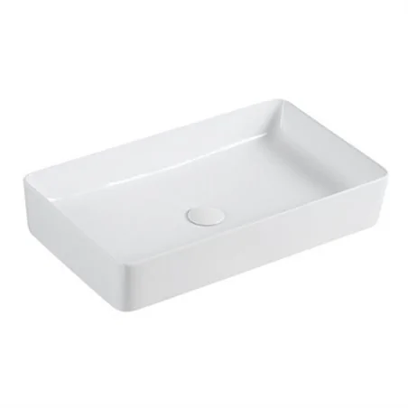 LAVABO DA APPOGGIO IN CERAMICA MODELLO LA51 CM 61 X 34.5 LINPHA