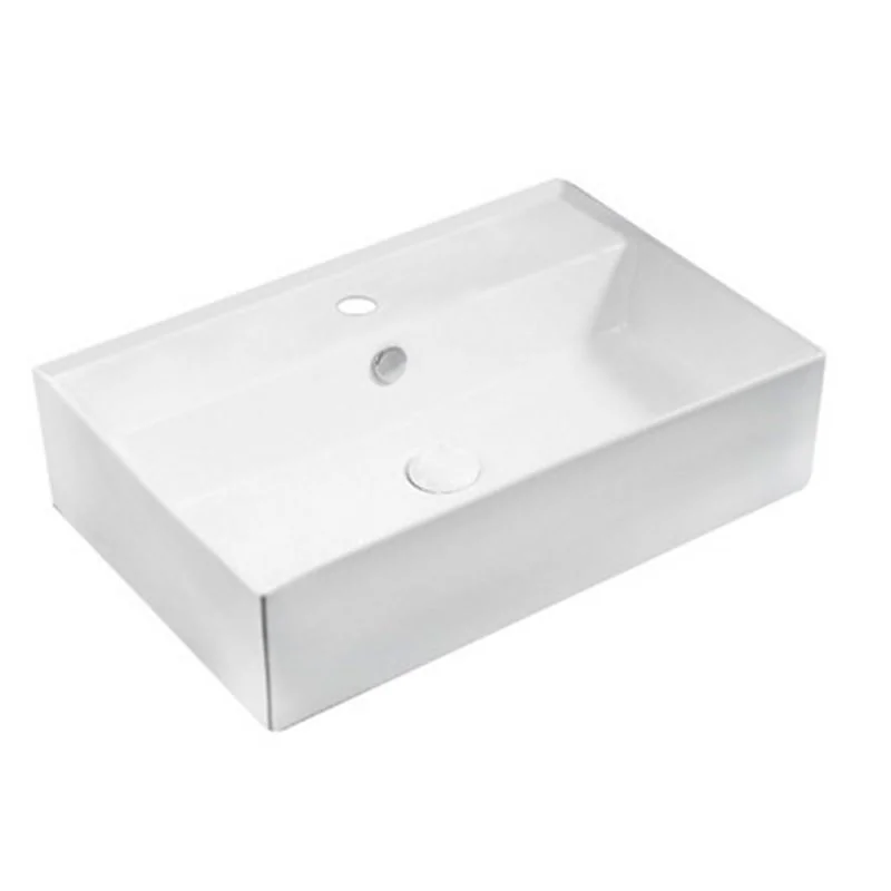 LAVABO DA APPOGGIO IN CERAMICA MODELLO LA52 CM 59.5 X 40 LINPHA
