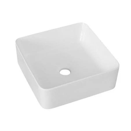 LAVABO DA APPOGGIO IN CERAMICA MODELLO LA53 CM 34.5 X 34.5 LINPHA