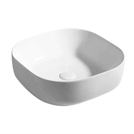 LAVABO DA APPOGGIO IN CERAMICA MODELLO LA55 CM 43 X 43 LINPHA