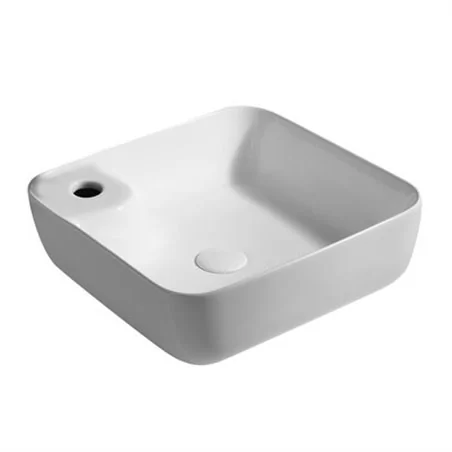 LAVABO DA APPOGGIO IN CERAMICA MODELLO LA56 CM 42 X 42 LINPHA