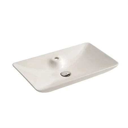 LAVABO DA APPOGGIO IN CERAMICA MODELLO LA62 CM 64 X 40 LINPHA